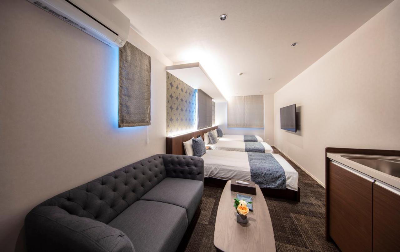 Апарт отель Grand Base Okayama Ekimae Экстерьер фото