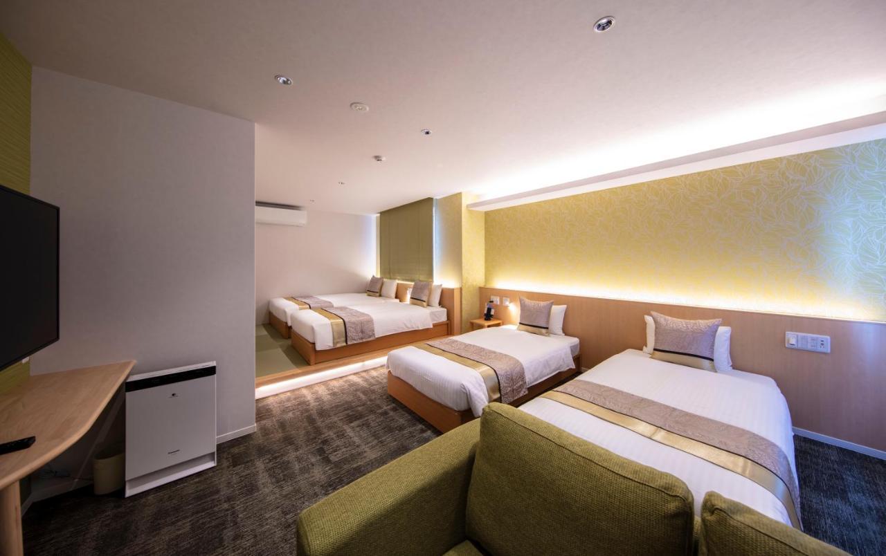 Апарт отель Grand Base Okayama Ekimae Экстерьер фото