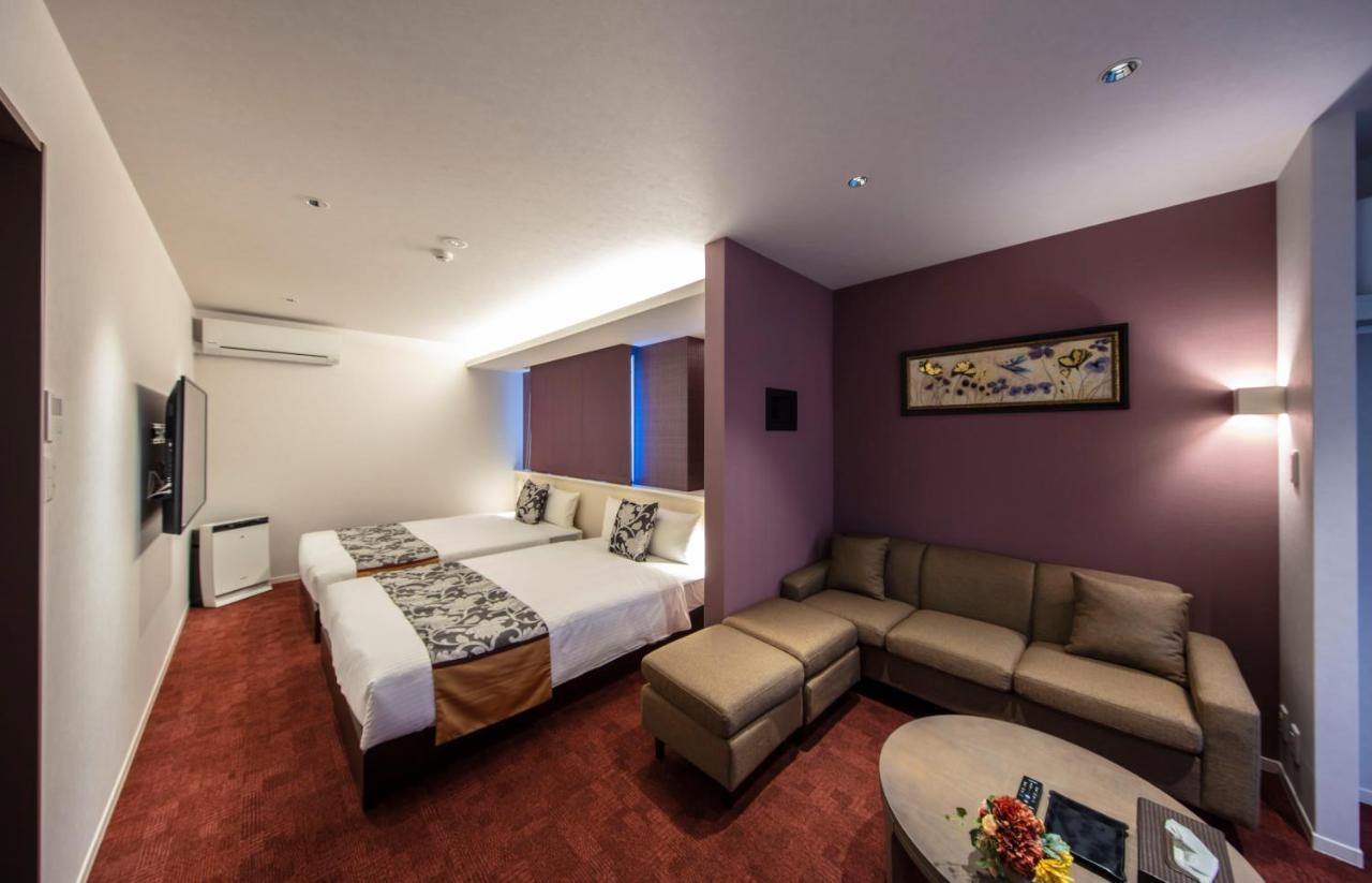 Апарт отель Grand Base Okayama Ekimae Экстерьер фото
